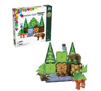 MAGNA-TILES Forest Animals 25-Piece Magnetic Construction Set The ORI