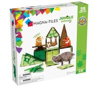 Magna-Tiles Jungle Animals 25 Piece Set The Original Magnetic Building Tiles For Creative Open Ended Play, Educational Toys For Children Ages 3 Years + (25 pezzi)