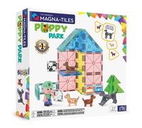 MAGNA-TILES Puppy Park, set di costruzioni magnetiche da 27 pezzi, il marchio originale per costruzioni magnetiche