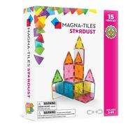 Magna-Tiles Stardust - Set di 15 piastrelle magnetiche 3D