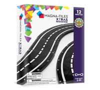 MAGNA-TILES XTRAS: Roads 12 Piece Magnetic Construction Set, The ORIGINAL Magnetic Building Brand