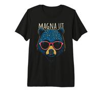 Magna Utah USA Cool Bear Indossa Occhiali da Sole Design Maglietta Premium