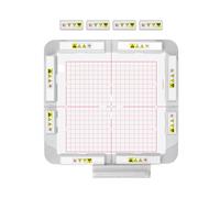 MagnaHoop Cerchio magnetico per Brother Quattro 6000D 6700D Innovis NV6700D 6750D VQ2400 XE1 XJ1 e Babylock Solaris Destiny Ellisimor, telaio magnetico in metallo per ricamatrice (8 x 8-SA446MK)