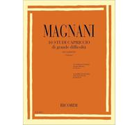 Magnani: 10 Studi Capriccio Di Grande Difficoltà | Spartiti Clarinetto Livello Avanzato | Studi Classici e Clarinetto Si Bemolle | Edizione Ricordi Multilingue Conservatorio e Avanzato Metodo