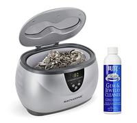 Magnasonic Detergente digitale professionale per gioielli con soluzione concentrata da 8 once per la pulizia di occhiali, orologi, anelli, collane, monete, rasoi