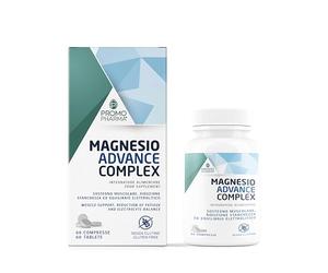 Magnesio Advance Complex - Integratore con Magnesio Bisglicinato, Citrato e Gluconato ad Alta Assimilazione - Per Stanchezza, Crampi e Recupero Muscolare - 60 Compresse