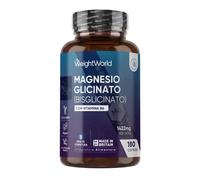 Magnesio Bisglicinato 1422mg per Dose con Vitamina B6 180 Capsule (3 Mesi di