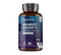 Magnesio Bisglicinato 1432mg per Dose con Vitamina B6 180 Capsule 3 Mesi