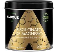 Magnesio Bisglicinato 200 Capsule Vitamina C B6 B5 Magnesio Altamente