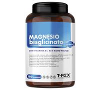 Magnesio Bisglicinato 375mg con Vitamina B6 B1 e Acido Folico Integratore Alta