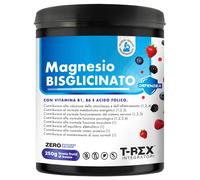 Magnesio bisglicinato 430mg con Vitamina B6, B1 e Acido Folico - 250 g FDB