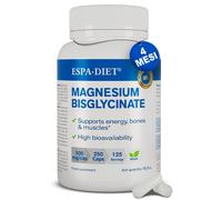 Magnesio Bisglicinato - 500 mg per Capsula - Magnesio Elementale - Vegan - Compl
