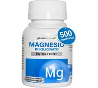 MAGNESIO BISGLICINATO | 500 Micro-Compresse Ad Alto Dosaggio | 300 Mg - Alta Bio