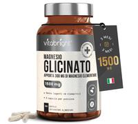 Magnesio Bisglicinato Capsule 300 mg Elementare 180 Capsule 3 Mesi 1500 mg