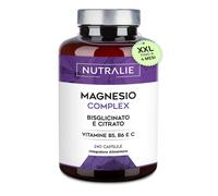 Magnesio Bisglicinato + Citrato 2145mg - Vitamine B5, B6 e C | Stanchezza e Fati