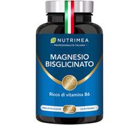 Magnesio Bisglicinato | Forma Chelata | Con Vitamina B6 | Contro Stress e Affati