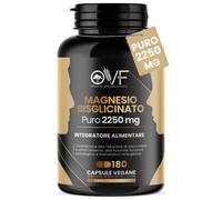 MAGNESIO BISGLICINATO PURO 180 Capsule da 450 mg 3 Mesi di Integrazione Supporto