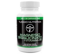 Magnesio Bisglicinato Vegan e Vitamina B6 - 1000 mg | 200mg di Magnesio Elementa