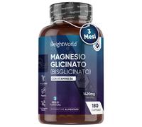 Magnesio Bisglicinato Vitamina B6 1420mg di cui 200mg Magnesio Elementale (Dose)