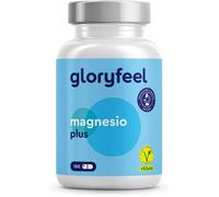 Magnesio Citrato Elementare 1554 Mg, Con Vitamina B6 E B12 per Muscoli, Ossa E S