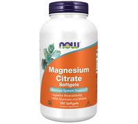 Now Foods Citrato di magnesio in capsule molli, 180 capsule