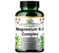 Magnesio Complesso 6-1 1500 mg Giornalieri 400 mg Magnesio Elementare Ossido