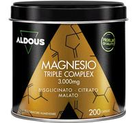 Magnesio Completo 3000mg 200 Capsule 422,5mg Elementare Magnesio Bisglicinato