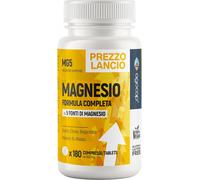 Magnesio Completo 600Mg Con Bisglicinato Pidolato Malato Citrato Ossido 180cpr