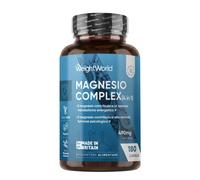 Magnesio Completo Vegano 490mg 180 Capsule Magnesium Complex 4 in 1 con