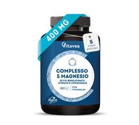Magnesio Complex 400mg Magnesio Elementare Bisglicinato Citrato Ossido Carbonato
