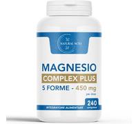 Magnesio Complex plus 240 Compresse 5 Forme 450Mg | Magnesio Bisglicinato Citrat