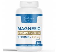 Magnesio Complex Plus 240 Compresse 5 Forme 450mg | Magnesio Bisglicinato Citrat