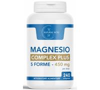 Magnesio Complex Plus 240 Compresse 5 Forme 450mg Magnesio Bisglicinato Citrato