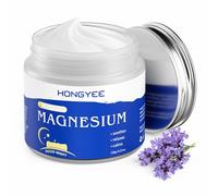 Magnesio, crema di magnesio per dormire, con magnesio e olio essenziale di lavanda e oliva, migliora il sonno, il rilassamento muscolare, lenisce la pelle secca-120g
