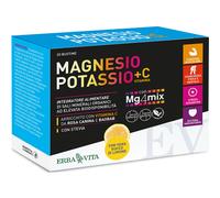Erba Vita MAGNESIO POTASSIO +C VITAMINA GUSTO LIMONE 20 BUSTINE DA 3,8 G