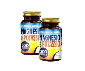 Magnesio e Potassio 600 Compresse - Integratore per Combattere Stanchezza, Affaticamento e Adattarsi al Caldo | Magnesio Citrato e Potassio Citrato Alta Assimilabilità e Lunga Durata