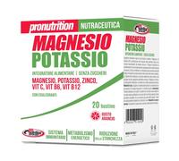PRONUTRITION - MAGNESIO POTASSIO 20 Bustine x 2 con Zinco e Vitamine ARANCIO