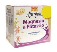 MAGNESIO E POTASSIO CON APROPOS senza zuccheri - 24 bustine 2 confezioni