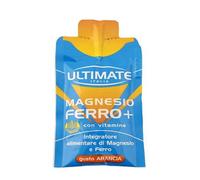 Ultimate Italia - Magnesio Ferro + gusto Arancia 24x30ml - Integratore Alimentare di Magnesio e Ferro