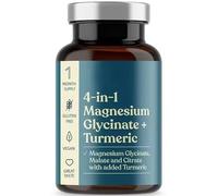 Magnesio Gly-ci-nato | Alto assorbimento | | Supporto per il rilassamento muscolare, le ossa, il cuore, i nervi, il sonno e la calma per donne e uomini - Non OGM, senza glutine, vegetariano