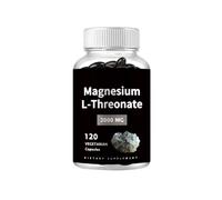 Magnesio L Treonato 120 Capsule Vegetali 2000 MG, Senza Glutine, Non OGM