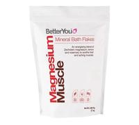 Magnesio Muscolo Minerale Bagno Fiocchi Limone E Rosmarino 2.3 LB By Betteryou