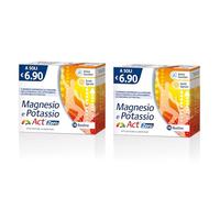 Magnesio Potassio Act Zero, Integratore Alimentare, 2x14 bustine