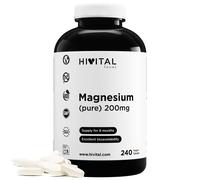 Magnesio puro 200 mg da Citrato di Magnesio 240 compresse vegane per 8 mesi di