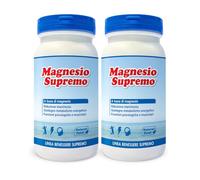 Magnesio Supremo Integratore Alimentare Elevato Assorbimento 350 g, 2x175 g | Magnesio Citrato In Polvere, Riduce Stanchezza, Sostegno Sistema Nervoso e Muscoli, Gusto Neutro