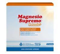 NaturalPoint Magnesio Supremo Potassio+ 24 bustine - riduce stanchezza, favorisce funzione muscolare