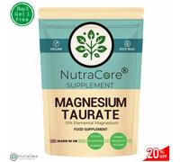 Magnesio Taurate Pillole 700mg (70mg Elementale Magnesio) -100% Vegan-90 Capsule