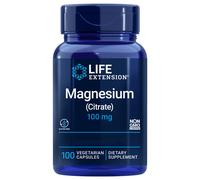 Magnesium Citrate 100mg 100 Capsule vegane Testato in Laboratorio Senza Glutine