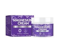Magnesium Cream, Joint Relief Lozione, Skin Calming Cream, Quick Absorption Formula, Long Lasting Calm Musle Soothing for Massage and Cramp, 3.03x3.03x2.4 Inches, Viola