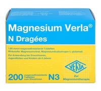 MAGNESIUM VERLA N Dragees 200 Pezzi PZN 04911945